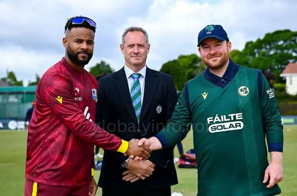 Ireland vs West Indies, 1st T20I 2025