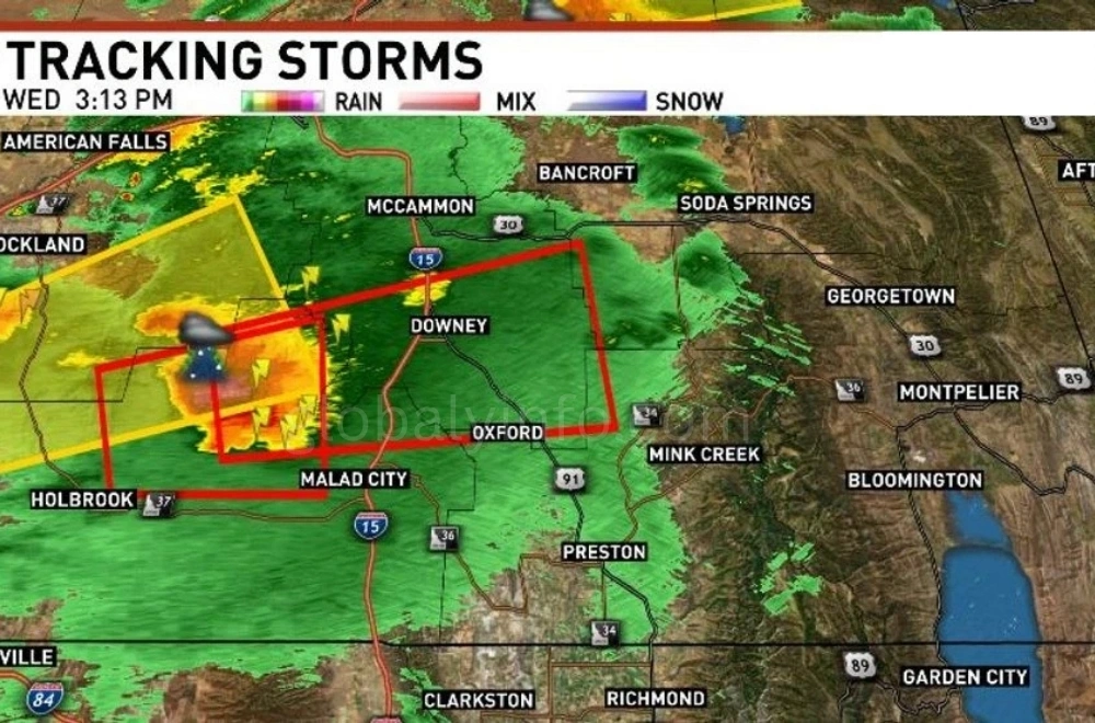 Tornado Warning Issued for Malad, Idaho, and Surrounding Areas – Take Immediate Shelter